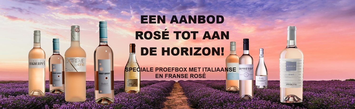 Proefbox Rosé van Italiaanse en Franse rosé met 1 fles gratis!